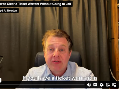 How to Clear a Ticket Warrant Without Going to Jail