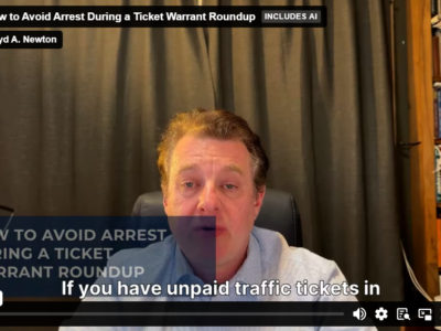 How to Avoid Arrest During a Ticket Warrant Roundup